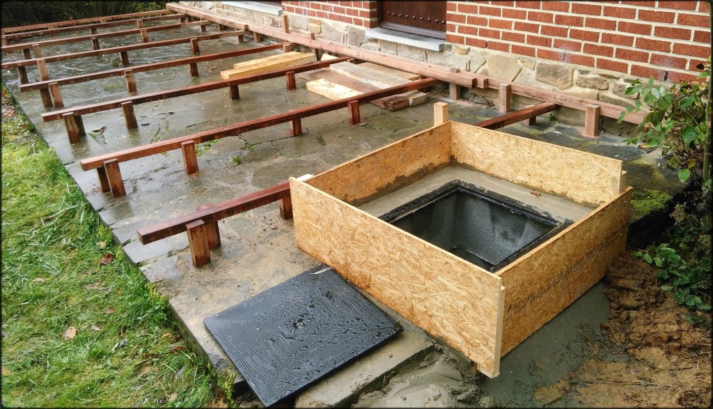 Construction d'un planché de terrasse