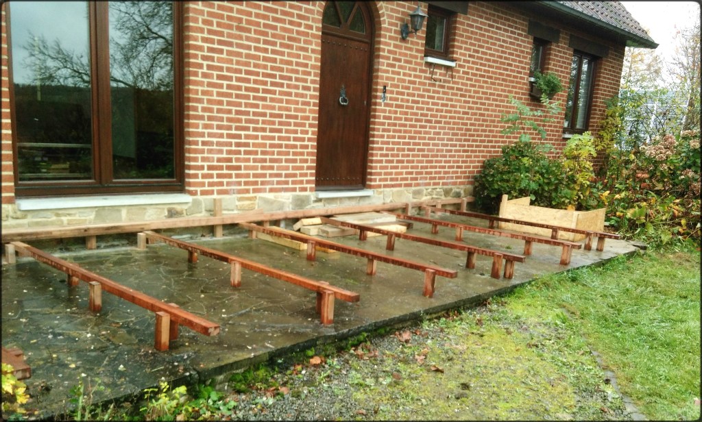 Construction d'un planché de terrasse