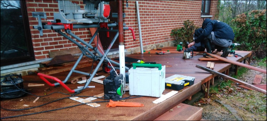 Construction d'un planché de terrasse